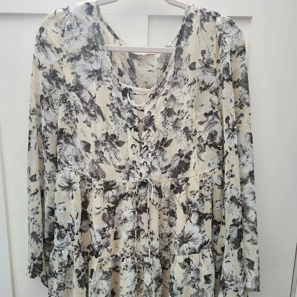 Anthropologie Blu Pepper Vintage Floral Boho Dress - Picture 4 of 11